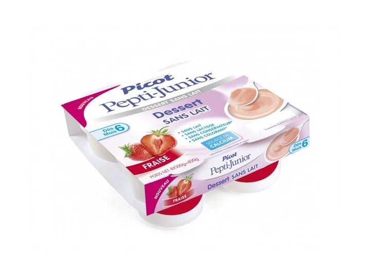 Picot Pepti-Junior Dessert Senza Latte Fragola A partire Da 6 Mesi 400g