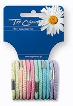 Elastici per capelli 12 pz, 22494