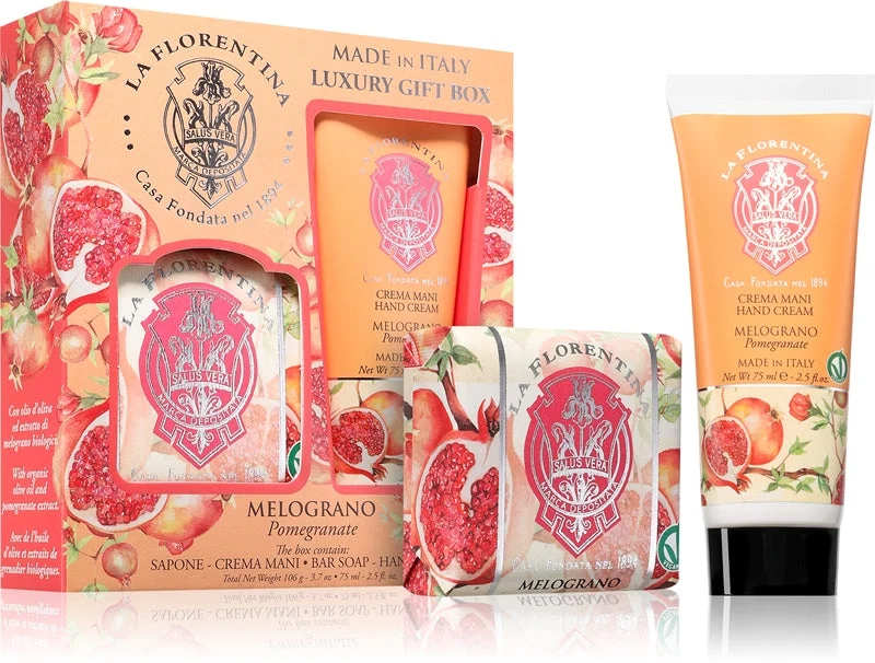 La Florentina Pomegranate Sapone e Crema per le mani confezione regalo