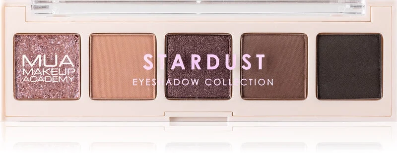 MUA Makeup Academy Professional 5 tonalità Palette di ombretti colore Stardust 3,8 g