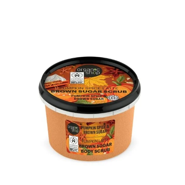 ORGANIC SHOP Brown Sugar – Pumpkin Spice Latte Body Scrub