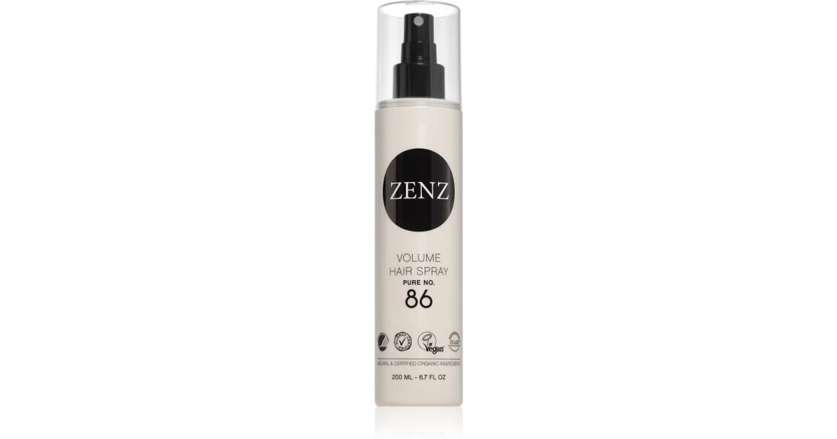 ZENZ Organic Pure No. 86 lacca per capelli fissante a tenuta media 200 ml