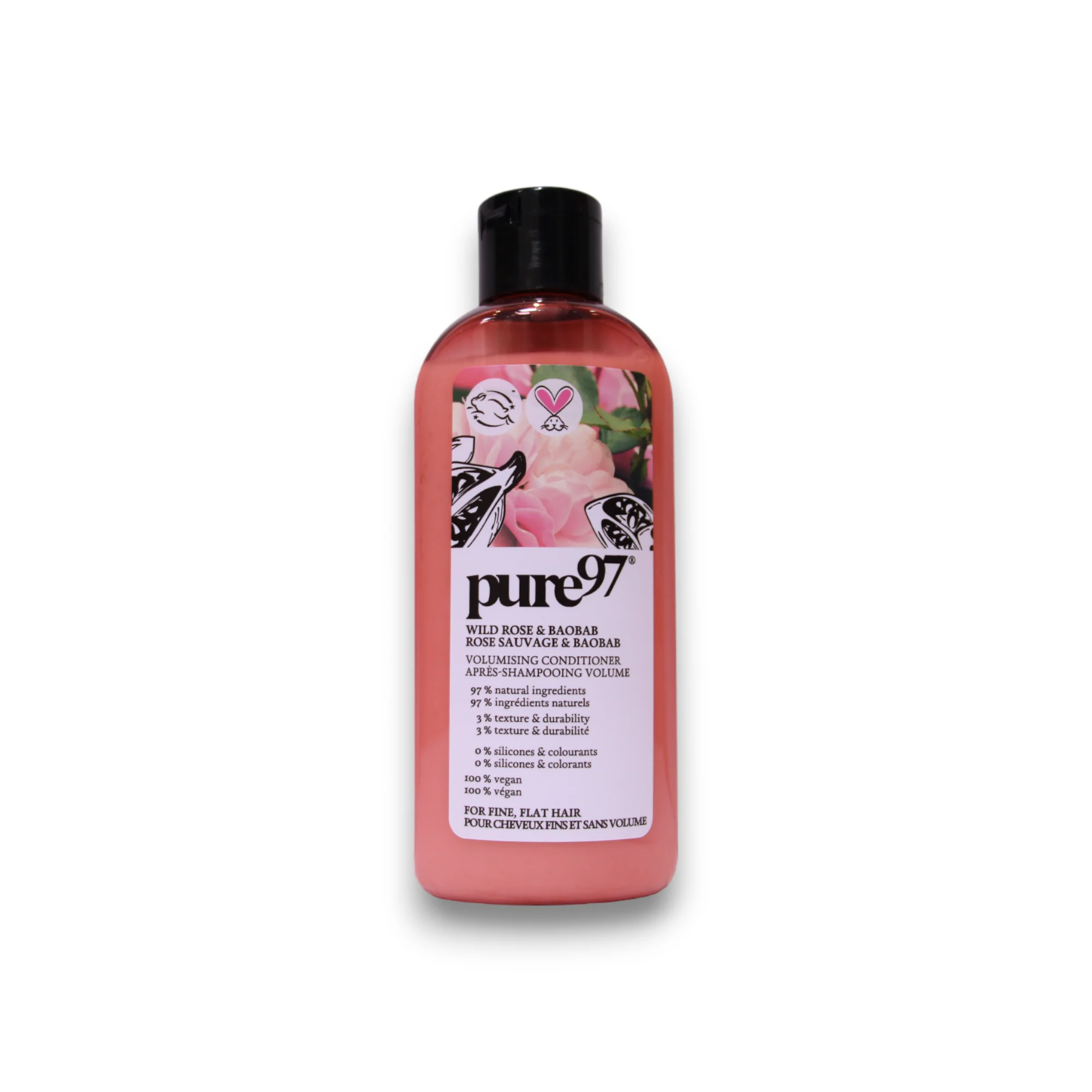 Pure97 Rose & Baobab Balsamo per Capelli per Volume 200 ml