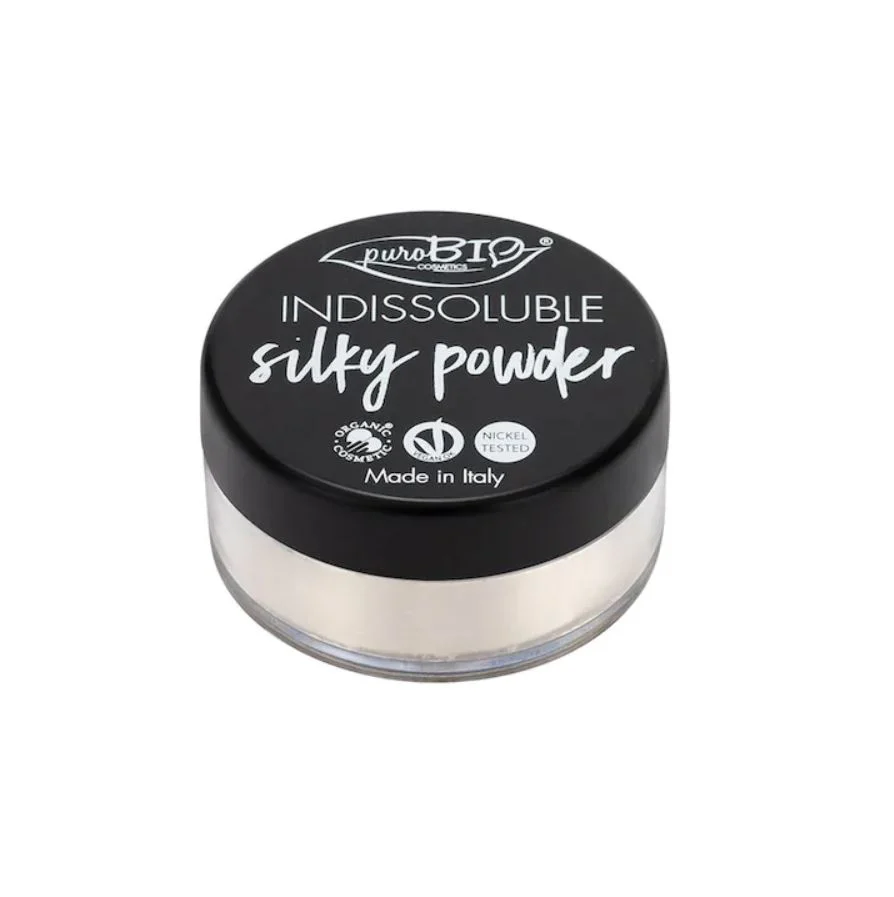 PUROBIO Indissoluble Silky Powder – Cipria in Polvere Libera 01 Traslucida