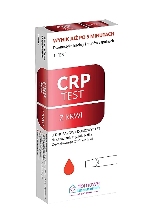 Test per determinare la concentrazione di proteina C-reattiva nel sangue