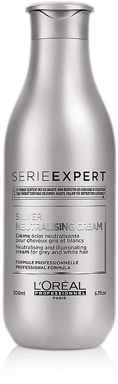 Crema-condizionante neutralizzante per capelli grigi e/o bianchi