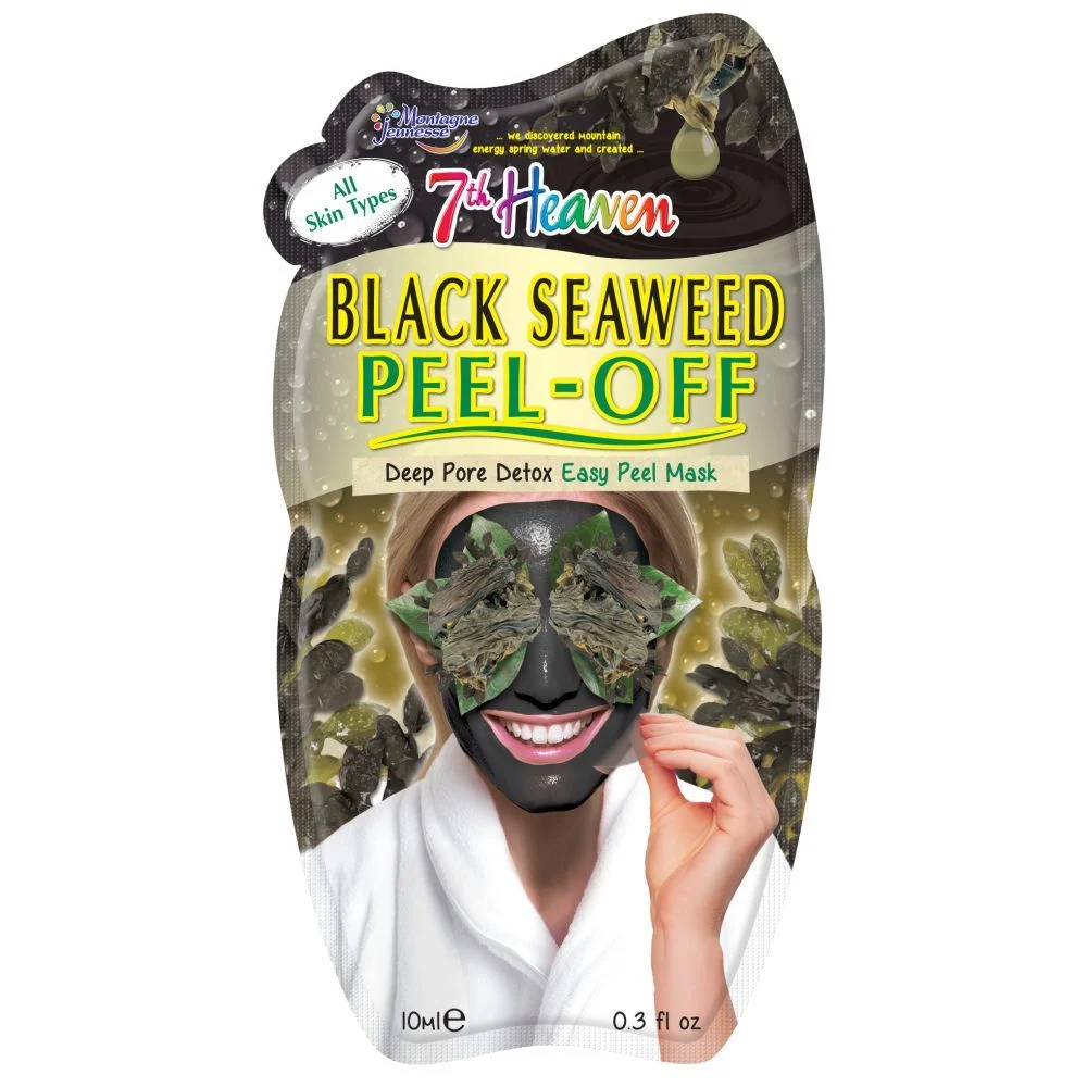 7th HEAVEN Maschera Black Seaweed Peel-Off – Alga Nera