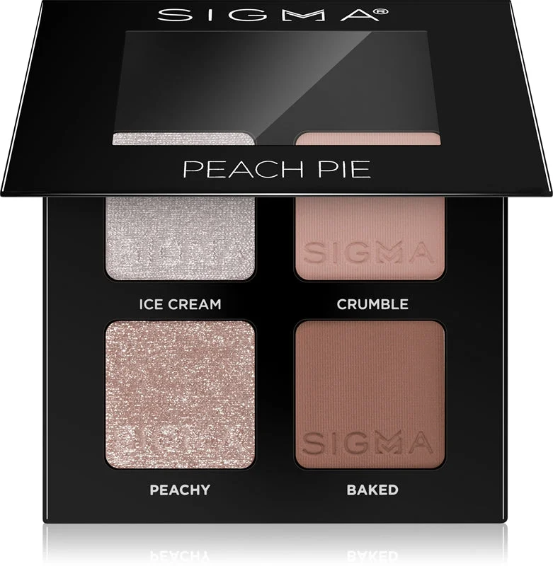 Sigma Beauty Quad palette di ombretti colore Peach Pie 4 g