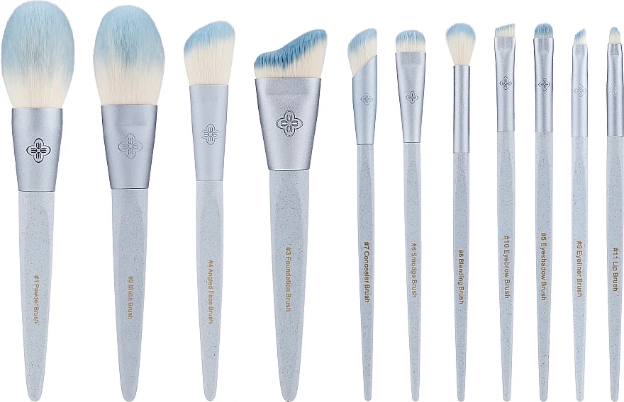Set pennelli trucco, 11 pz