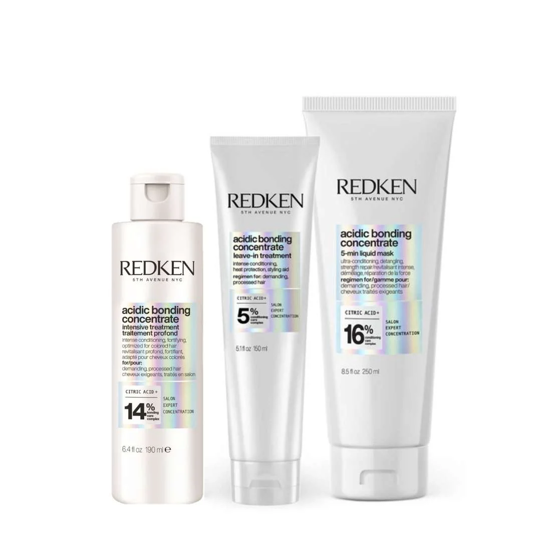 ACIDIC BONDING CONCENTRATE TREATMENT TRIO