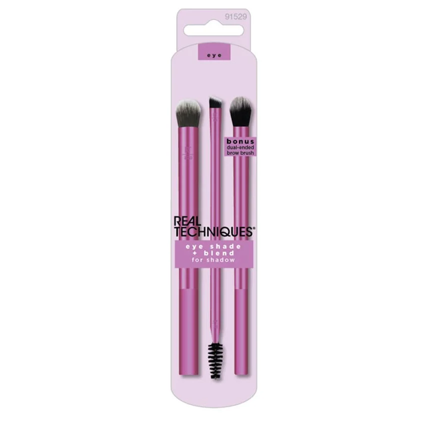 REAL TECHNIQUES Set Pennelli Eye Shade + Blend