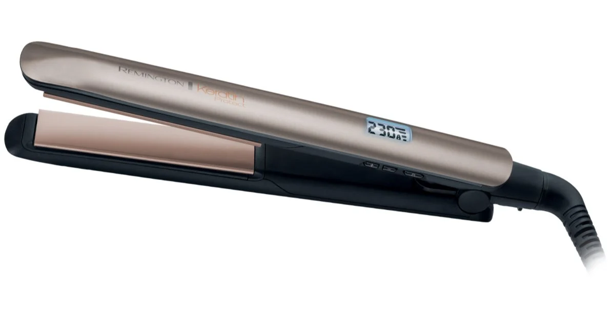 Remington Keratin Protect S8540 piastra per capelli superficie in ceramica infusa di microparticelle di cheratina e olio di mandorla