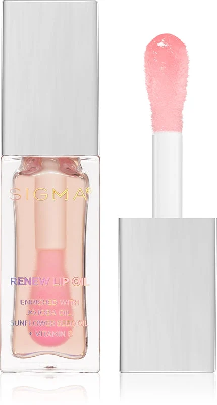 Sigma Beauty Renew olio labbra per idratazione e brillantezza colore Hush 5,2 g