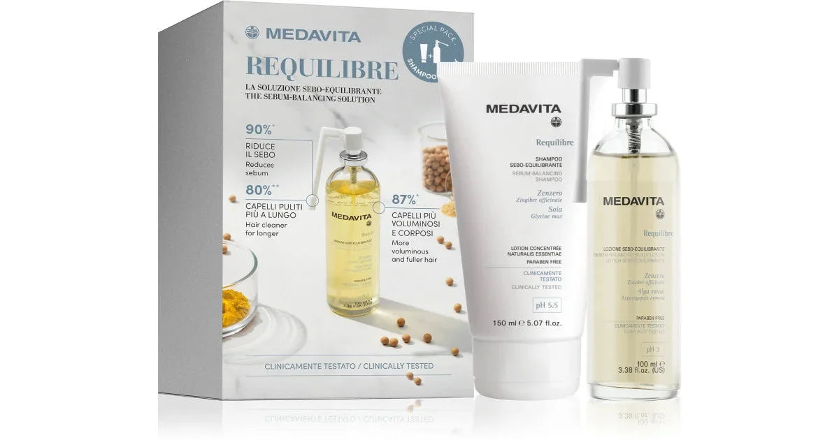 Medavita sebo equilibrante Set confezione regalo per capelli