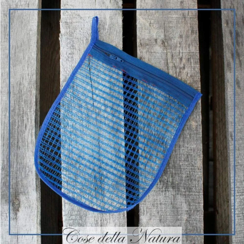 COSE DELLA NATURA Retina con Zip Large Blue