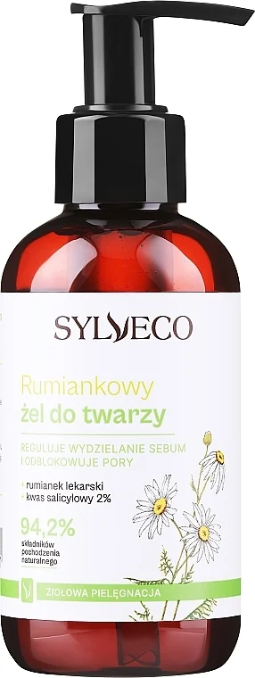 Gel viso idratante con camomilla