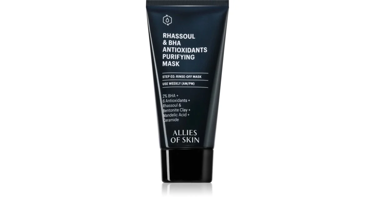 Allies of Skin Rhassoul & BHA Antiossidanti maschera di pulizia profonda 50 ml