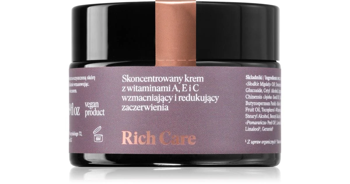 Make Me BIO Rich Care crema rinforzante per pelli secche con tendenza agli arrossamenti 50 ml