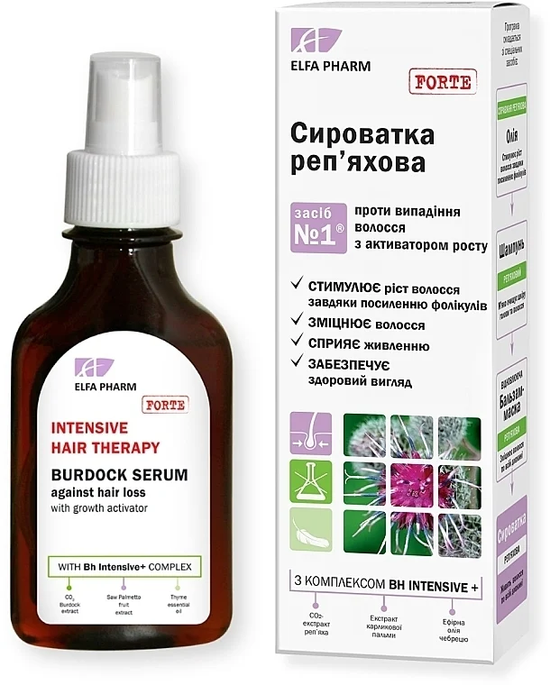 Siero per capelli alla bardana