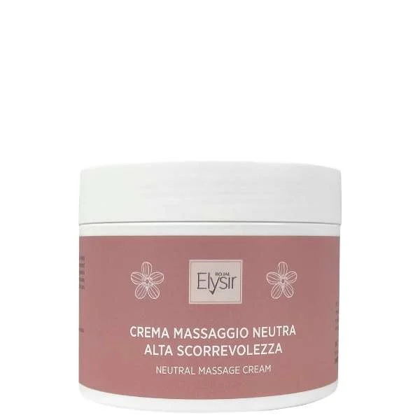 ELYSIR CREMA MASSAGGIO CORPO NEUTRA ALTA SCORREVOLEZZA CON TE’ VERDE, PISTACCHIO, CUMINO 500ML