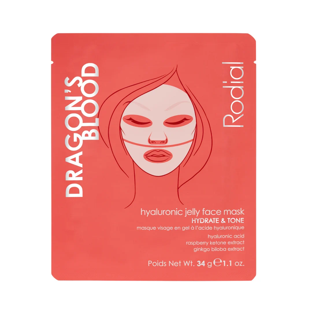 Rodial, sangue di drago, idrogel, idratante, maschera in tessuto, per il viso, 34 g