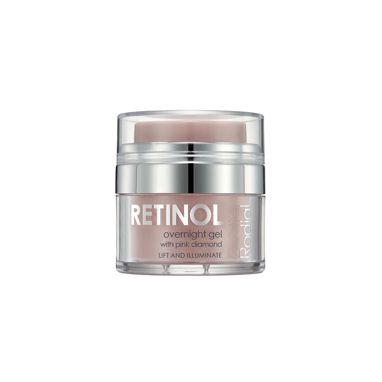 Rodial, retinolo, sollevato e luminoso, notte, gel, per il viso, 9 ml