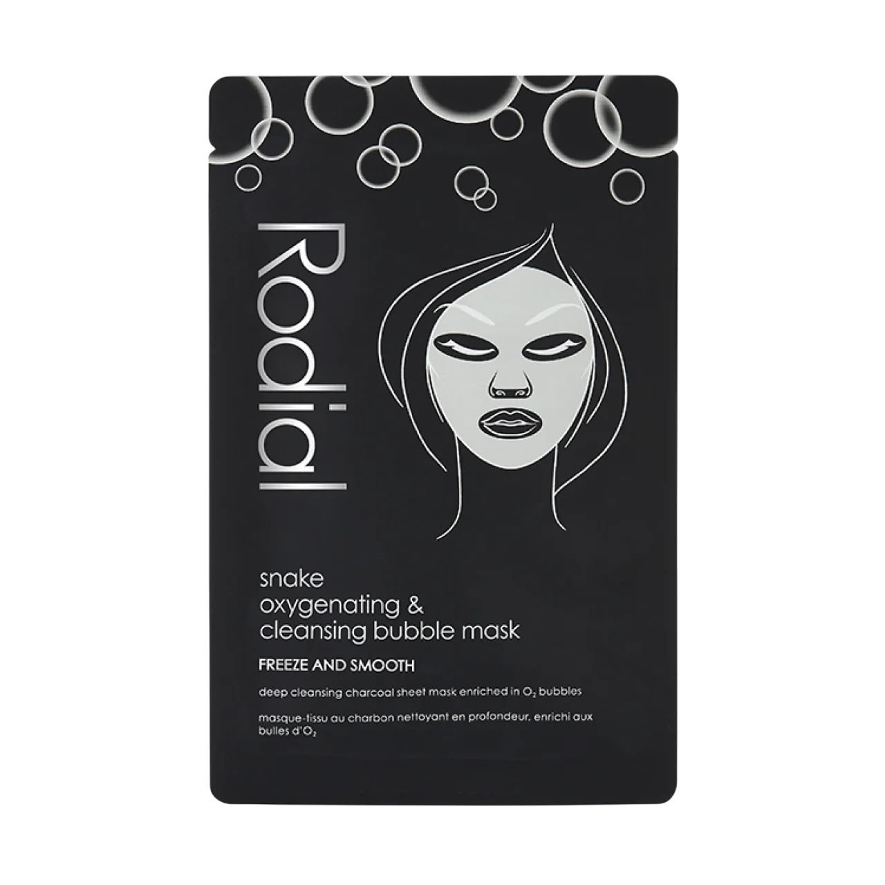 Rodial, Snake, detergente, maschera in tessuto, per il viso, 22 g