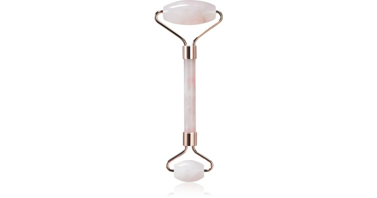 Zoë Ayla Rose Quartz Luxurious rullo per massaggi per il viso