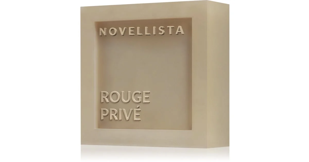NOVELLISTA Rouge Privé saponetta di lusso per viso, mani e corpo 90 g