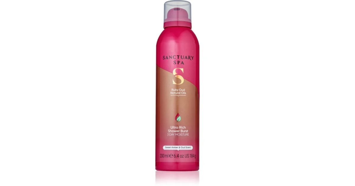 Sanctuary Spa Ruby Oud doccia schiuma effetto nutriente 200 ml