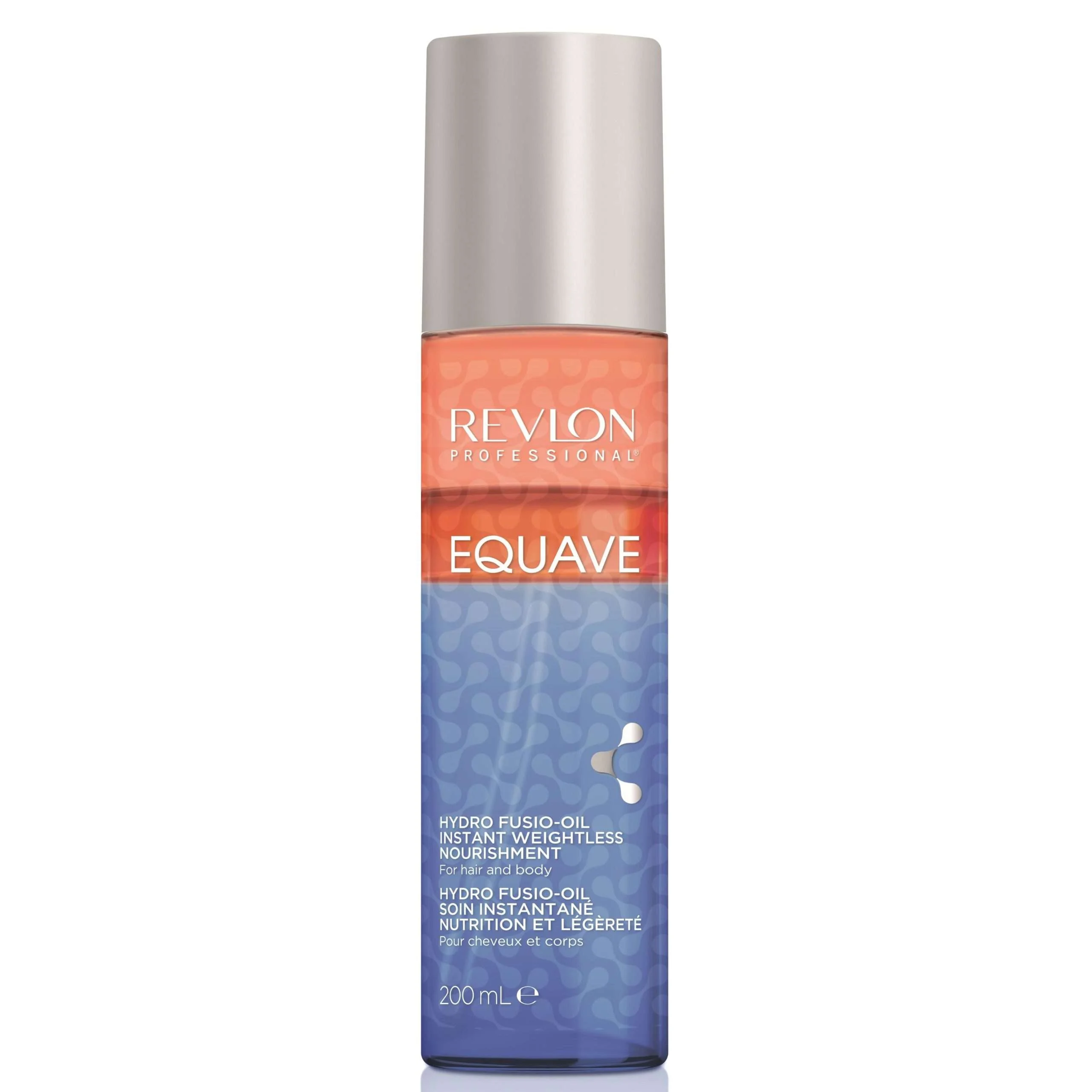 REVLON EQUAVE HYDRO FUSIO-OIL INSTANT WEIGHTLESS NOURISHMENT 3 PHASES PER CAPELLI E CORPO 200 ML