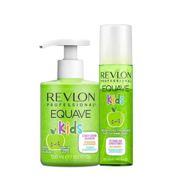 EQUAVE KIDS SHAMPOO APPLE 300 ML.+ APPLE DETANGLING CONDITIONER 200 ML.