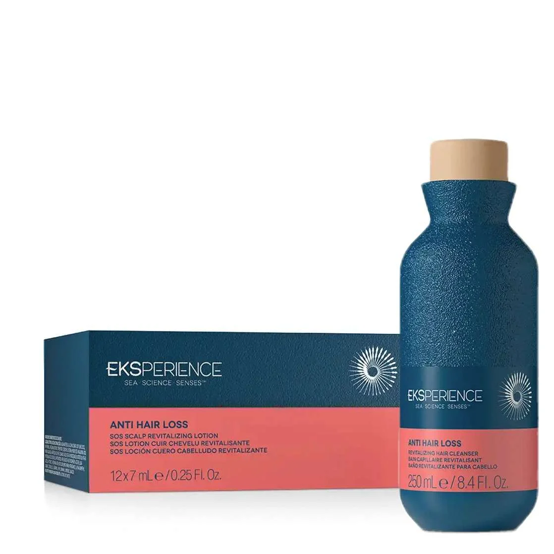 EKSPERIENCE ANTI HAIR LOSS REVITALIZING CLEANSER + SOS LOTION SCALP REVITALIZING LOTION
