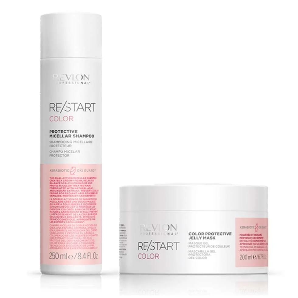 RESTART COLOR PROTECTIVE MICELLAR SHAMPOO 250 ML. + JELLY MASK 200 ML.
