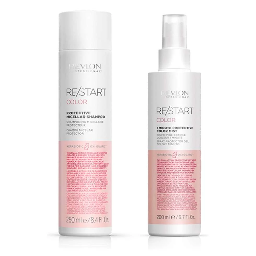 RESTART COLOR PROTECTIVE MICELLAR SHAMPOO 250 ML. + PROTECTIVE 10 IN 1 200 ML.
