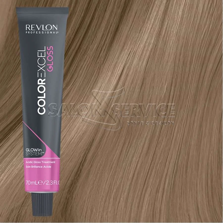 REVLON COLOR EXCEL GLOSS GLOW IN SYSTEM COL. 8,13 – BIONDO CHIARO CENERE DORATO