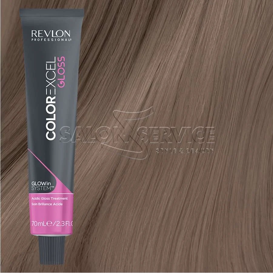 REVLON COLOR EXCEL GLOSS GLOW IN SYSTEM COL. 8,21 – BIONDO CHIARO IRISE’ CENERE
