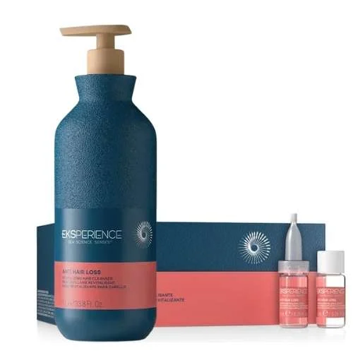 EKSPERIENCE TRATTAMENTO ANTICADUTA – SHAMPOO 1000ML + 12 FIALE SOS CADUTA