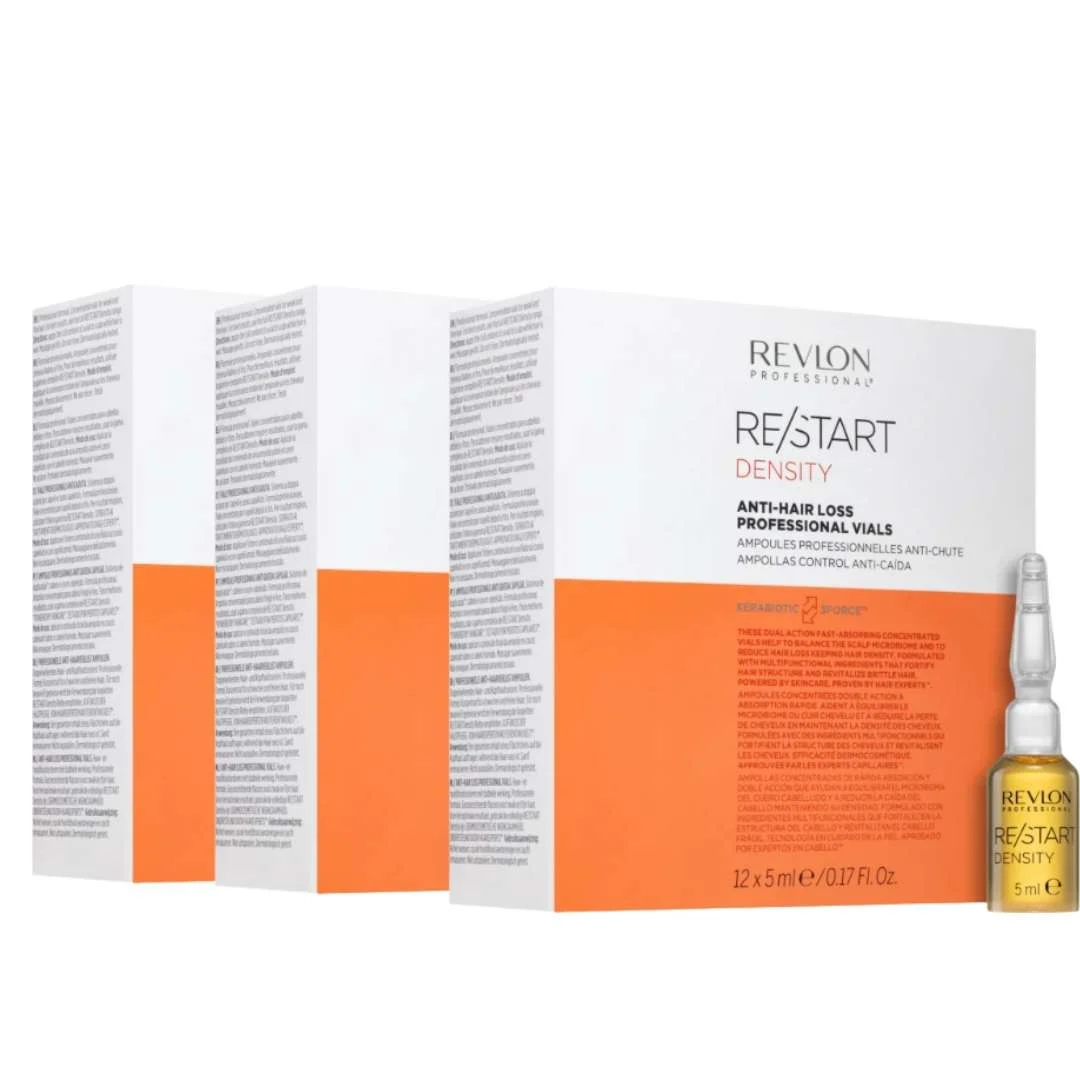 KIT RESTART TRATTAMENTO URTO ANTICADUTA – 3 PEZZI FIALE PROFESSIONALI ANTICADUTA