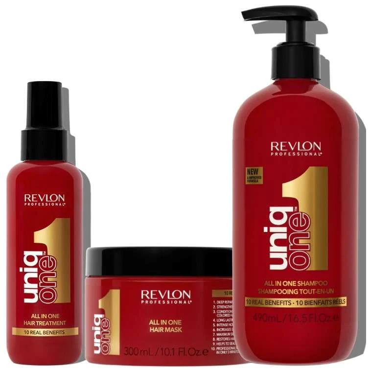UNIQONE COMPLETE KIT – HAIR TREATMENT CLASSIC FRAGRANCE 150 + MASK 300 ML + SHAMPOO 490 ML