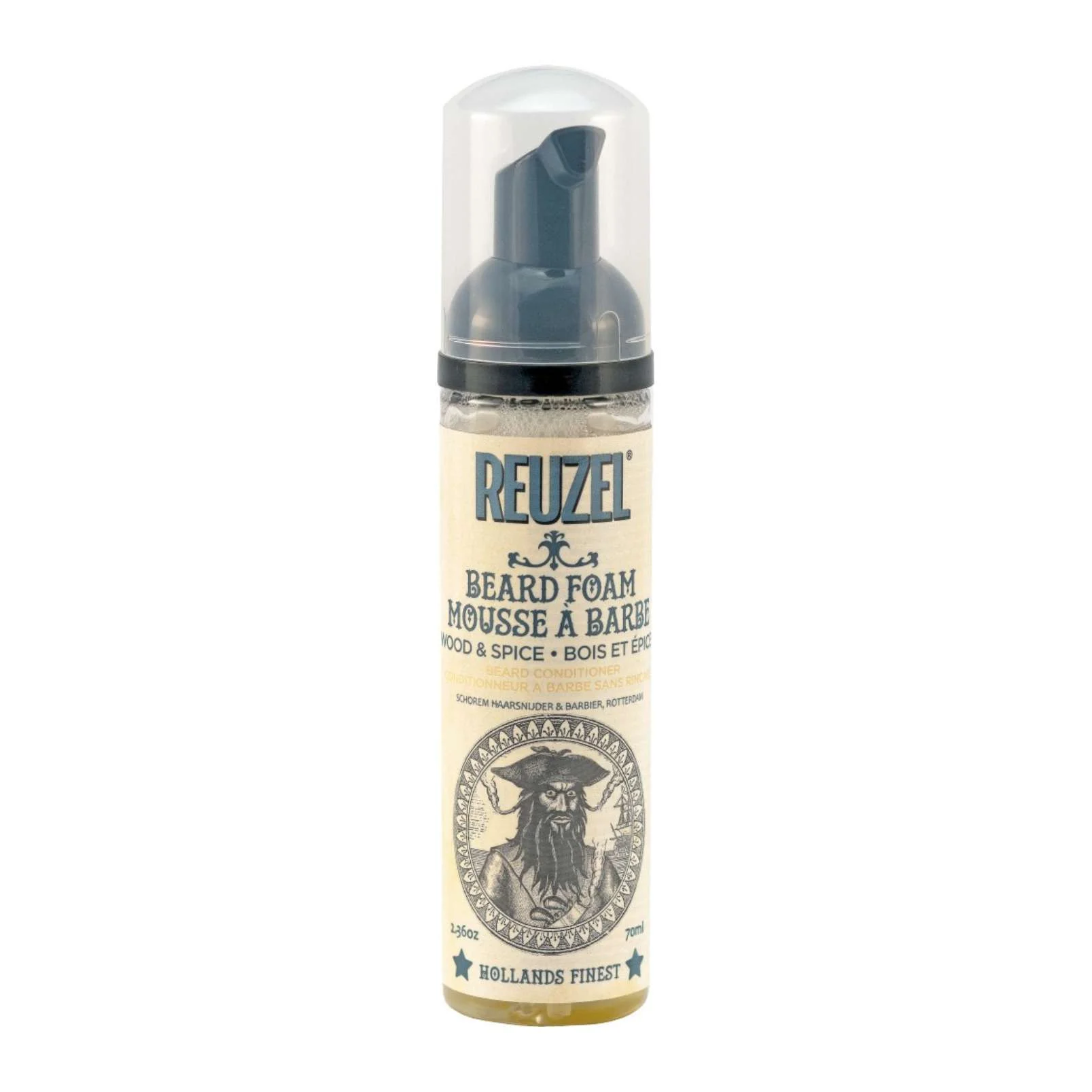 REUZEL BEARD FOAM WOOD AND SPICE 70 ML.
