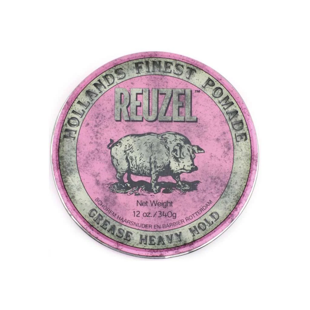 REUZEL PINK POMADE GREASE HEAVY HOLD 340 GR.