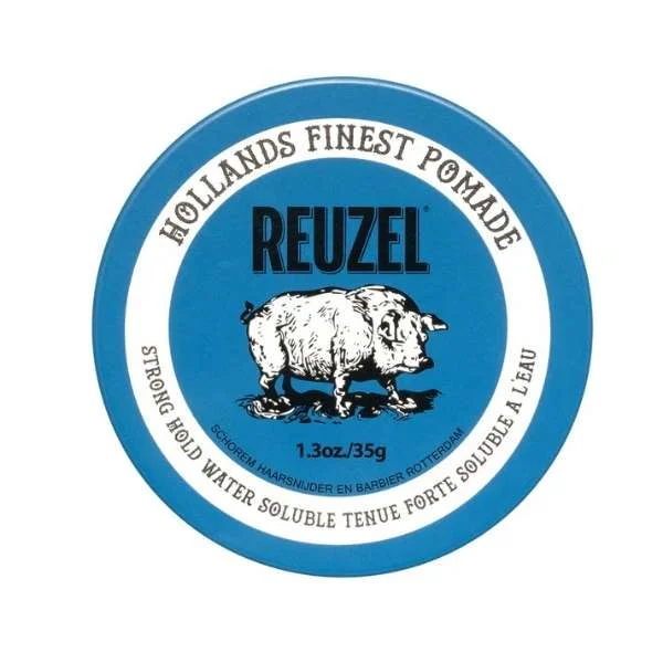 REUZEL BLUE POMADE WATER SOLUBLE STRONG HOLD HIGH SHEEN 35 GR.