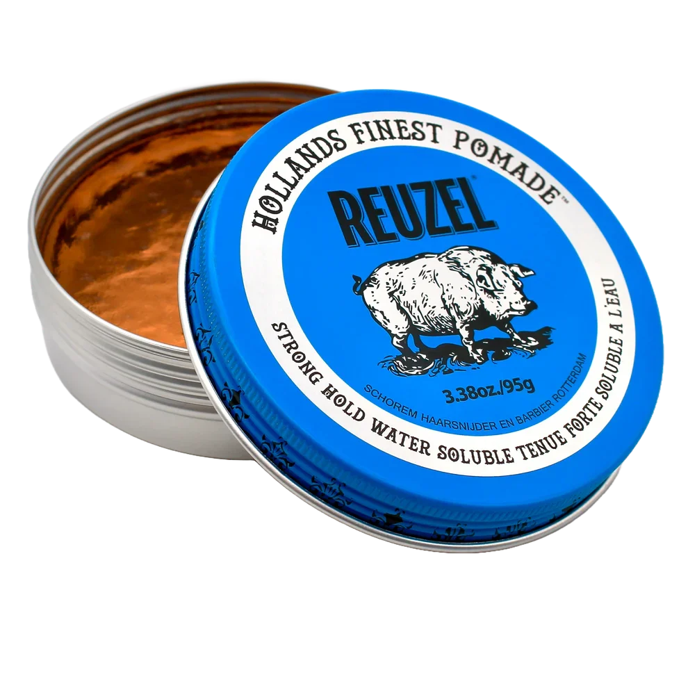 REUZEL BLUE POMADE WATER SOLUBLE STRONG HOLD HIGH SHEEN 95 GR.
