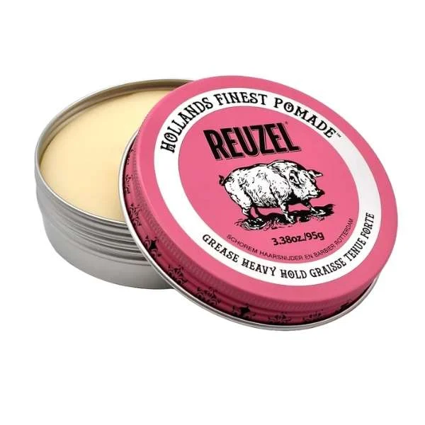 REUZEL PINK POMADE GREASE HEAVY HOLD 95 GR.