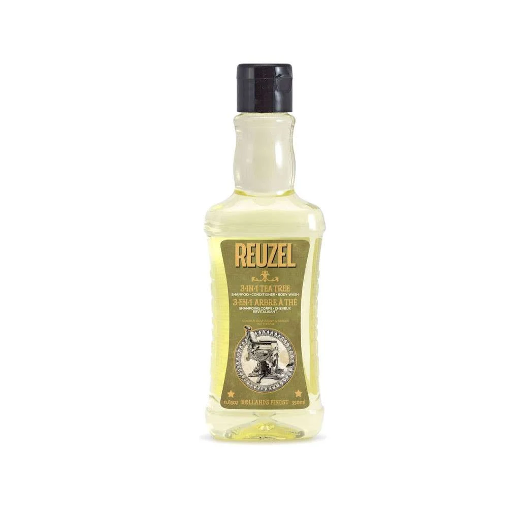 REUZEL 3 IN 1 TEA TREE SHAMPOO CONDITIONER E BODY WASH 350 ML.