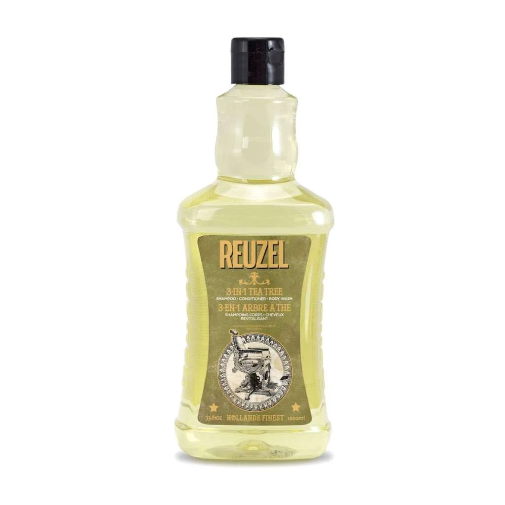 REUZEL 3 IN 1 TEA TREE SHAMPOO CONDITIONER E BODY WASH 1000 ML.