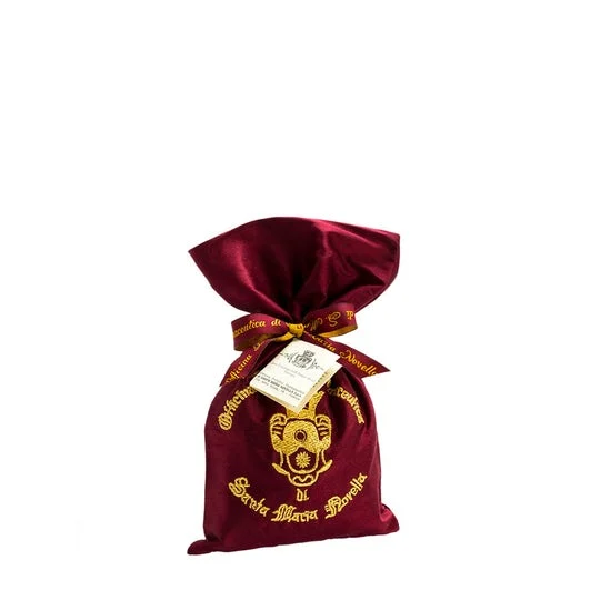 Santa Maria Novella Pot Pourri Borsa in Seta Ricamata Bordeaux