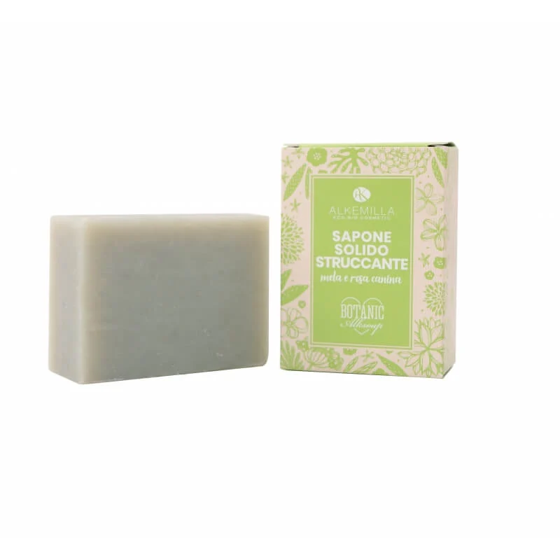 ALKEMILLA Sapone Artigianale – Struccante Mela e Rosa Canina
