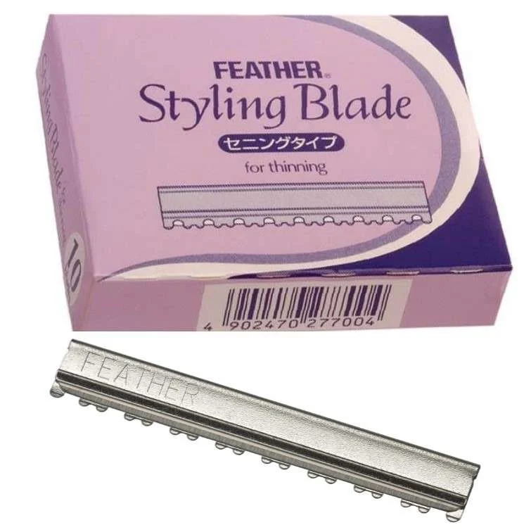 LAME FEATHER TG TYPE FOR THINNING BOX 10 PZ.